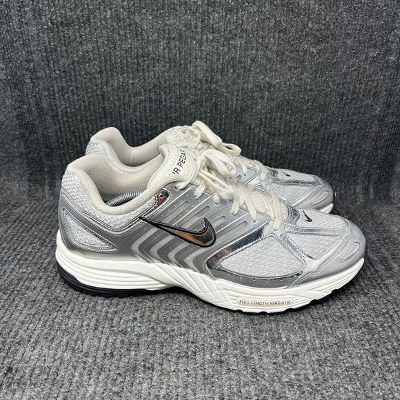 Nike Air Pegasus 2005 Chrome Metallic Silver Athletic Shoes Mens 13.5 HJ7310-025 - Picture 1 of 8